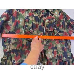 Swiss Military M70 Alpenflage Field Jacket M83 Pants Mens Large Multicolor Camo