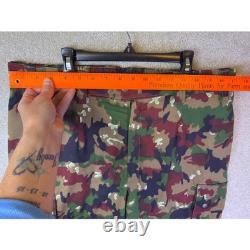 Swiss Military M70 Alpenflage Field Jacket M83 Pants Mens Large Multicolor Camo