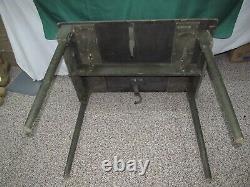 Table Field Military Folding Wood Vintage Army for Camping Military Truck