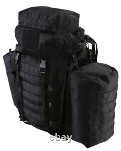 Tactical Assault Pack 90 Litre Black Military Backpack Army Rucksack