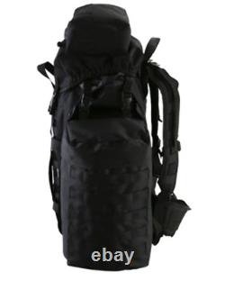 Tactical Assault Pack 90 Litre Black Military Backpack Army Rucksack