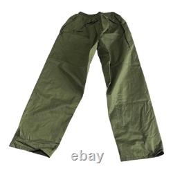 Tactical Ghillie Rain Suit Waterproof Olive Green Army Uniform Military Surplus