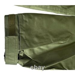 Tactical Ghillie Rain Suit Waterproof Olive Green Army Uniform Military Surplus
