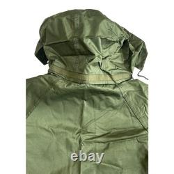 Tactical Ghillie Rain Suit Waterproof Olive Green Army Uniform Military Surplus