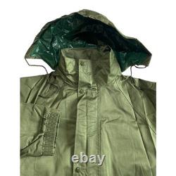 Tactical Ghillie Rain Suit Waterproof Olive Green Army Uniform Military Surplus