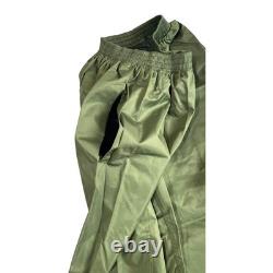 Tactical Ghillie Rain Suit Waterproof Olive Green Army Uniform Military Surplus