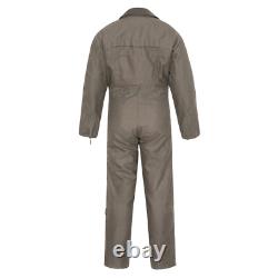 Tank Suit Original German Army Military Vintage Lined Work Overall Zip Boiler