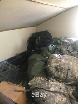 Trailer Load Military Surplus Field Gear Cases Packs Pouches Large Lot Us Army