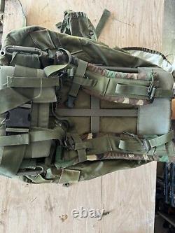 Two Army Military Field Pack Alice Backpack With Frame 1980's vintage