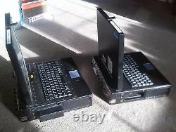 Two Ex Military / army / landrover HETRA TEMPEST laptop computer pentium 233