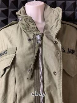 U. S. Army M65 Field Jacket Surplus LINER Hooded Vietnam 60's OG Military Small U. S. Army M65 Field Jacket Surplus LINER Hooded Vietnam 60's OG Military Small