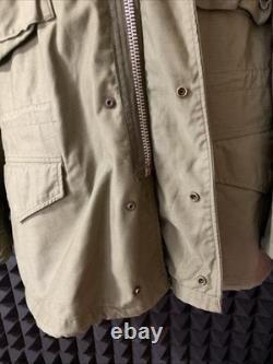 U. S. Army M65 Field Jacket Surplus LINER Hooded Vietnam 60's OG Military Small