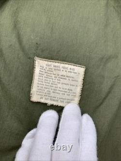 U. S. Army M65 Field Jacket Surplus LINER Hooded Vietnam 60's OG Military Small