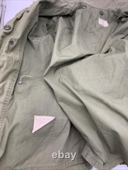 U. S. Army M65 Field Jacket Surplus LINER Hooded Vietnam 60's OG Military Small