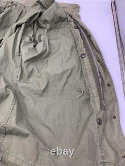 U. S. Army M65 Field Jacket Surplus LINER Hooded Vietnam 60's OG Military Small