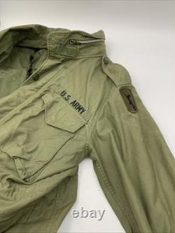 U. S. Army M65 Field Jacket Surplus LINER Hooded Vietnam 60's OG Military Small