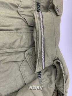 U. S. Army M65 Field Jacket Surplus LINER Hooded Vietnam 60's OG Military Small