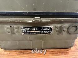 U. S. Military Army RT-77A / GRC-9 Receiver Transmitter + 3 Cables Nice