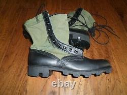 U. S Military Issue Jungle Boots Panama Sole Ro Search Spike Protective 10r New