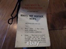 U. S Military Issue Jungle Boots Panama Sole Ro Search Spike Protective 6r New