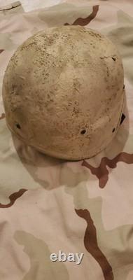 U. S. Military Tan PASGT Ballistic Helmet Medium US Army Surplus, K-Pot