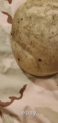 U. S. Military Tan PASGT Ballistic Helmet Medium US Army Surplus, K-Pot