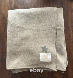 U. S. Military WW2 Japanese Army Blanket Wool 74x 65