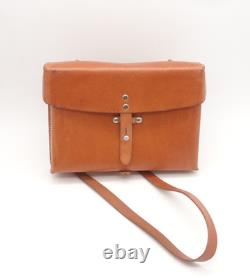 UNUSED Swiss Soldier Army Leather Shoulder Bag Officier Switzerland Surplus Mint