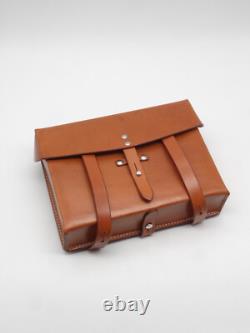 UNUSED Swiss Soldier Army Leather Shoulder Bag Officier Switzerland Surplus Mint