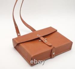 UNUSED Swiss Soldier Army Leather Shoulder Bag Officier Switzerland Surplus Mint
