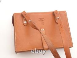 UNUSED Swiss Soldier Army Leather Shoulder Bag Officier Switzerland Surplus Mint