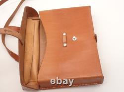 UNUSED Swiss Soldier Army Leather Shoulder Bag Officier Switzerland Surplus Mint