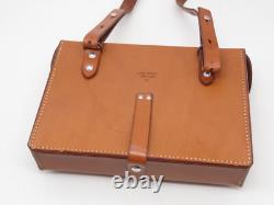 UNUSED Swiss Soldier Army Leather Shoulder Bag Officier Switzerland Surplus Mint