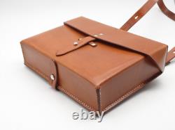 UNUSED Swiss Soldier Army Leather Shoulder Bag Officier Switzerland Surplus Mint