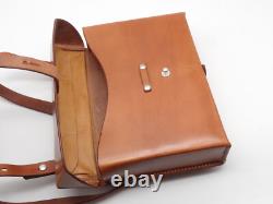 UNUSED Swiss Soldier Army Leather Shoulder Bag Officier Switzerland Surplus Mint