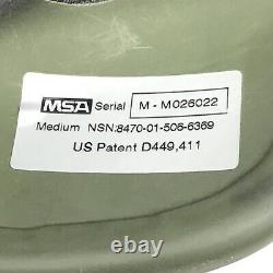 US ARMY MSA NSN 8470-01-506 6369 ACH Combat Helmet Military Surplus Med NAME SGT