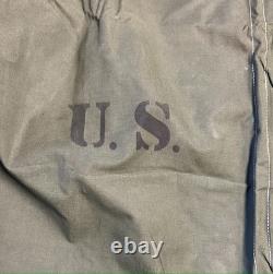 US ARMY SHELTER Pup Tent Complete with Poles 1945 Rainbow Garment Co. KOREAN WAR