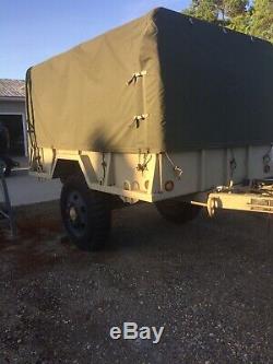 US ARMY Trailer M105A2 Military 1-1/2 Ton Covered Cargo Hauler