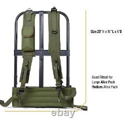 US Army ALICE Large Pack OD Green Military Backpack with Frame Ready Design