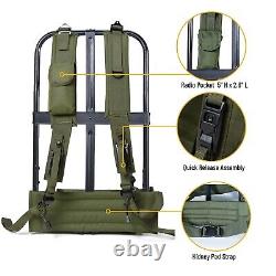 US Army ALICE Large Pack OD Green Military Backpack with Frame Ready Design