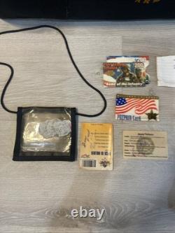 US Army Black Duffle Bag Fort Benning 1999 Recruit Gear Lot Military Ephemera