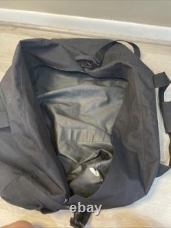 US Army Black Duffle Bag Fort Benning 1999 Recruit Gear Lot Military Ephemera