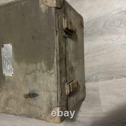 US Army CH-247 Transit Chest for Training Equipment Military Surplus Vintage