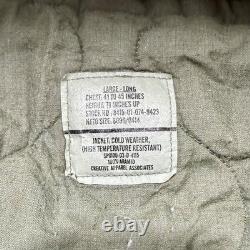 US Army CVC Combat Vehicle Jacket Fire Resistant Aramid Size Large Long