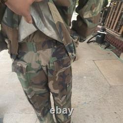 US Army Camouflage Military BDU Uniform Set Jacket & Pants with patrol cap