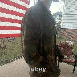 US Army Camouflage Military BDU Uniform Set Jacket & Pants with patrol cap