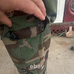 US Army Camouflage Military BDU Uniform Set Jacket & Pants with patrol cap