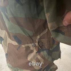 US Army Camouflage Military BDU Uniform Set Jacket & Pants with patrol cap