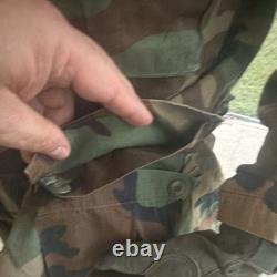 US Army Camouflage Military BDU Uniform Set Jacket & Pants with patrol cap
