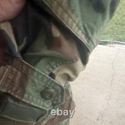 US Army Camouflage Military BDU Uniform Set Jacket & Pants with patrol cap